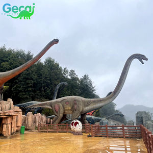 Gecai Realist Moving Large Resin Animatronic Dinosaurs Simulation Lifelike Mamenchisaurus Model Automatic Control for Dino Park - Product Image 4