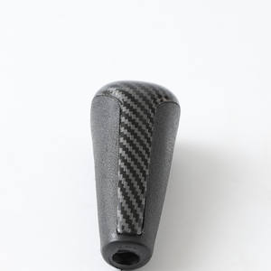 Pomo de Palanca de Cambios de Coche, Textura de Fibra de Carbono Electrochapada, Ajuste Universal - Product Image 3