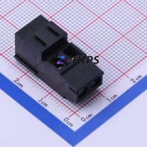 DB128H-5.08-2P-BK-S Screw Terminal Block Through hole Component (THT),P=5.08mm Connector 1x2P 5.08mm Black Through Hole - Product Image 2