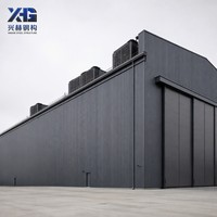 Bâtiment métallique préfabriqué à grande portée et haute résistance, prix usine