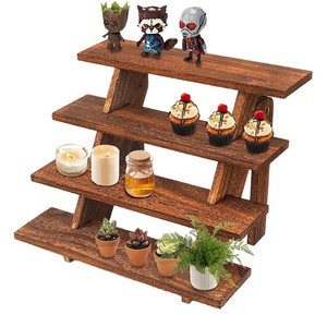 Estantería de Madera de Paulownia de Múltiples Niveles, Estante de Exhibición, Almacenamiento de Escritorio, Muebles Ecológicos para Camping - Product Image 5
