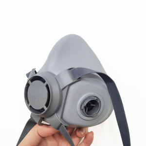 Masker Respirator karet pelindung bahan kimia, masker Filter Gas cat, masker Respirator konstruksi keselamatan PPE - Product Image 5