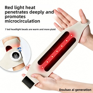 Masseur de main chauffant intelligent EMS à lumière rouge pour gaine tendineuse du poignet, pour la maison et le sport - Product Image 4