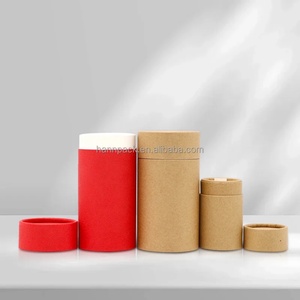 Boîte cylindrique en papier recyclable et biodégradable personnalisée pour cosmétiques, tube tamis pour poudre libre et emballage de soins de la peau avec logo - Product Image 4