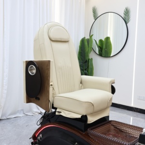 Sillón de Pedicura Eléctrico de Lujo Moderno <span class=keywords><strong>y</strong></span> Profesional para Salón de Manicura <span class=keywords><strong>y</strong></span> <span class=keywords><strong>Spa</strong></span> de Pies, Estilo Luna, con Función de <span class=keywords><strong>Masaje</strong></span> - Product Image 3