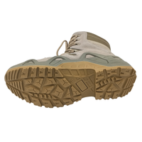 Bottes de combat JDS 2023 à lacets, antidérapantes, en daim kaki, mi-mollet, imperméables, semelle extérieure en PU pour hommes, toutes saisons