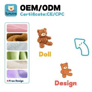 Produsen Grosir Boneka Teddy Beruang Valentine Custom, Mainan Hewan Boneka Isi Dakron, MOQ Rendah, Custom Boneka Anda Sendiri, OEM ODM CPC CE - Product Image 6