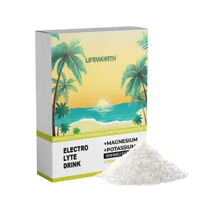 Lifeworth Muscle Growth Workout Hydration Electrolyte Recovery Drink Pre Workout Supplement Energy Drink Powder For Men