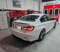 Nouveau kit carrosserie sport style F30 M3 à prix d'usine : pare-chocs avant/arrière, jupes latérales, grille d'échappement, fixation par boulons