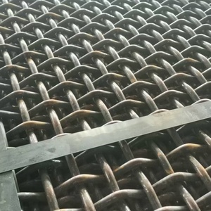 Wholesale 45# 65mn Steel Crimped <strong>Wire</strong> Mesh Screen Sand Gravel Mine Sieve Crusher Woven Hooked Vibrating Screen Mesh Casting - Product Image 2