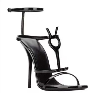 Sandales à talons hauts de luxe de haute qualité, sandales à bout ouvert à tête carrée, sandales d'été pour mariage, banquet, cérémonie de remise de diplôme - Product Image 1