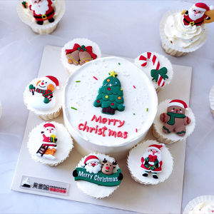 Honey And Sweetness Cake Decorations Christmas Acrylic Cake Inserts For Holiday Baking Decor - Product Image 4
