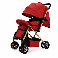 Poussettes multifonctionnelles pour enfants à vue panoramique, poussettes pliantes pour nouveau-nés, pour les voyages et l'usage quotidien