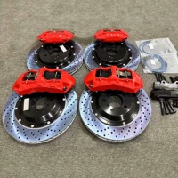 Kit de Frenos Grandes Hsingyik de 4 y 6 Pistones para Chrysler 300S 5.7 RWD 2015, Ruedas de 20 Pulgadas, Caliper Delantero GT6 y Trasero F40 con Rotor, Pastillas y Disco de Freno