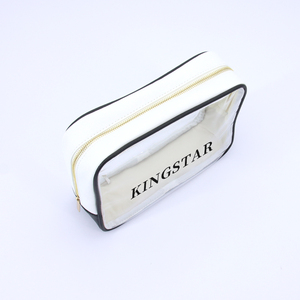 पोचेट लुसो लक्जरी यात्रा ट्रॉली मेकअप त्वचा देखभाल बैग स्पष्ट पारदर्शी pvc वाटरप्रूफ समुद्र तट कॉस्मेटिक बैग छोटे पाउच - Product Image 4