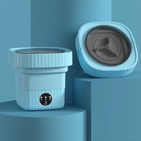 Nouvelle arrivée 2026, mini lave-linge sécheuse entièrement automatique 2 en 1, faible bruit, compact, pour les vêtements de bébé, les sous-vêtements
