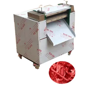 Yüksek kapasiteli hediye kutusu kullanımı rendelenmiş kağıt rafya makinesi/kırışık kesilmiş kağıt kesme makinesi