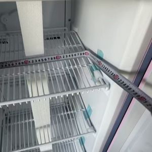 Réfrigérateur vertical rose de 200L, entièrement fermé refroidi à l'air sans gel, adapté aux réfrigérateurs verticaux familiaux à givre complet - Product Image 5