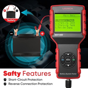 Probador de Carga y Arranque LAUNCH BST-500, 6V 12V 24V, 100-2000 CCA, para Baterías de Auto - Product Image 2