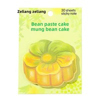 Autocollants décoratifs créatifs pour étudiants, aimants de réfrigérateur autocollants, notes adhésives, thème pâtisseries chinoises originales