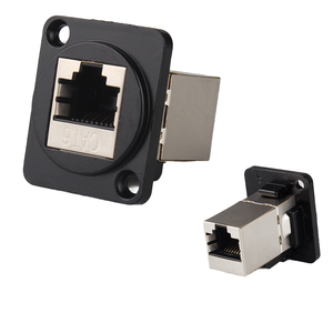 Module réseau de blindage de type D <span class=keywords><strong>RJ45</strong></span> 8P <span class=keywords><strong>CAT</strong></span> 5 CAT6 <span class=keywords><strong>7</strong></span> Module de panneau Connecteur de <span class=keywords><strong>prise</strong></span> réseau - Product Image 3