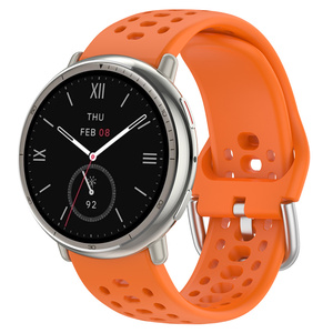 Correa de Silicona para Reloj <span class=keywords><strong>Amazfit</strong></span> Active 2, Banda de 20mm, Pulsera Transpirable, <span class=keywords><strong>Amazfit</strong></span> Active 2/Mini/<span class=keywords><strong>GTS</strong></span> 4/<span class=keywords><strong>3</strong></span>/2/2e - Product Image 5