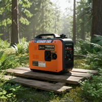Générateur à essence à inverseur TitanGod T3600is 3,6 kW, cylindrée 158 cm³, 110 V/220 V CA, 8-10 heures d'autonomie, démarrage manuel, 50 Hz/60 Hz, léger