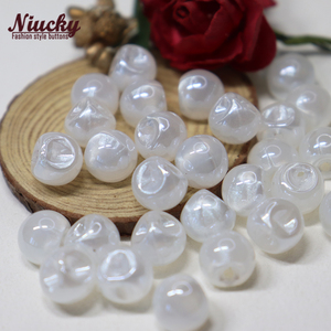 New UV ngọc trai nút Series 10 mét UV mạ mèo của mắt màu trắng bù đắp lỗ hạt nút trắng bóng nút cho may - Product Image 3