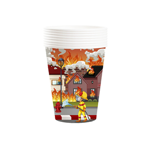 Suministros para Fiesta de Cumpleaños de Camión de Bomberos DAMAI, Decoraciones para Fiesta de Cumpleaños de Camión de Bomberos, Incluye Platos y Juego de Vajilla - Product Image 6