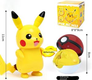 Venta al por Mayor de Nuevos Juguetes de Bolas de Transformación de Anime de Pocket Monsters, Juguetes de Personajes de Dibujos Animados de Pokeman, Aptos para Máquinas Expendedoras de <span class=keywords><strong>Huevos</strong></span> - Product Image 4