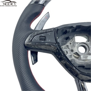 Pièces automobiles Ever-Carbon Racing ECR Volant en fibre de carbone forgé de haute qualité pour volant <span class=keywords><strong>Skoda</strong></span> <span class=keywords><strong>Octavia</strong></span> <span class=keywords><strong>VRS</strong></span> - Product Image 4