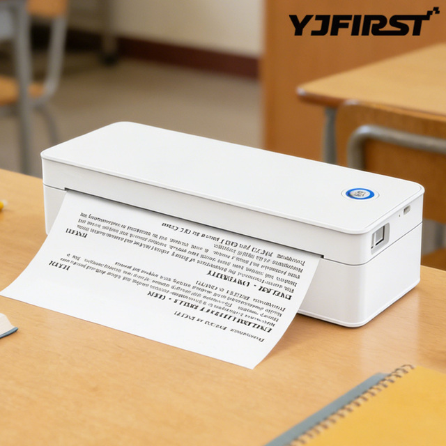 Smart Inkless Document Printer USB Wireless Mini A4 Paper Thermal Printer for Study School Home Office