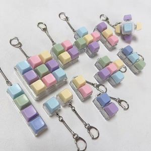 Press Stress Relief Button Caps Fidget Keychain Toys Finger <b>Keyboard</b> <b>Key</b> Toy - Product Image 4
