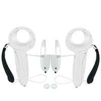 Poignées de contrôleur CIVIton XR avec accessoires de batterie pour Meta Quest 3 Profitez d'un jeu transparent avec les accessoires VR