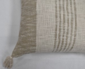 Nueva llegada funda de cojín decorativa a rayas técnica tejida para uso doméstico y hotelero fundas de almohada y cojín - Product Image 2