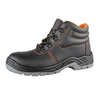 Bottes de travail en cuir véritable, chaussures de sécurité industrielles avec bout en acier, semelle extérieure en pu, bottes résistantes L78