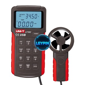 Anémomètres UNI-T série UT360 (UT361, UT362) de 2 m/s à 30 m/s, 0,001 à 999 900 CFM, rétroéclairage LCD, HVAC, 2044 enregistrements de données - Product Image 3