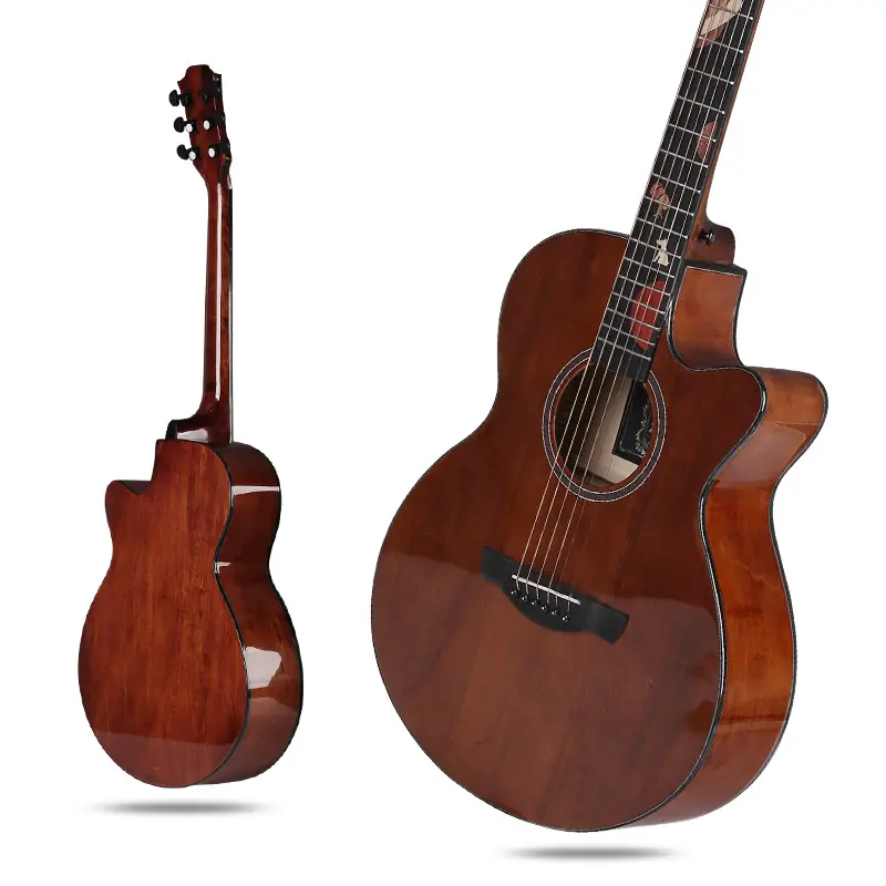 2024 chất lượng cao sáng duy nhất Doodle Fingerboard Acoustic Guitar cụ 40 "Guitar