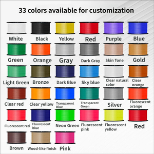 เส้นพลาสติกสำหรับเครื่องพิมพ์สามมิติ PETG ขนาด 1.75 มม. มี 33 สีให้เลือกปรับแต่งได้ ความเหนียวสูง ม้วนเรียบร้อย ไม่มีฟองอากาศ - Product Image 1