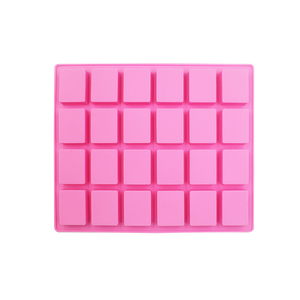 24 sâu răng hình chữ nhật hình Silicone Khuôn chịu nhiệt độ cao cấp thực phẩm lớp bánh công cụ nến xà phòng bánh - Product Image 5