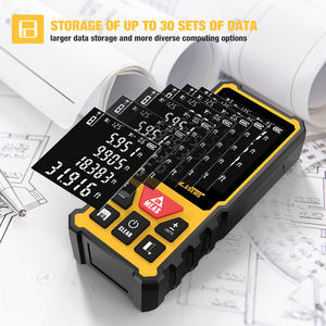 डिग्लिसर लेजर दूरी माप 360फीट कोण सेंसर 1/16 में सटीकता मी/इन/फीट इकाई क्षेत्र, पाइथोगोरियन मोड, माप दूरी उपकरण - Product Image 4