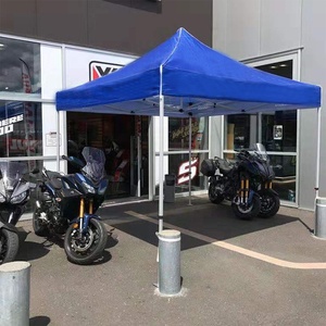 Ligero 10x10ft Marco de aluminio <span class=keywords><strong>Toldo</strong></span> instantáneo sin sombra Toldos de tienda Estiramiento plegable para eventos al aire libre Ferias comerciales - Product Image 5