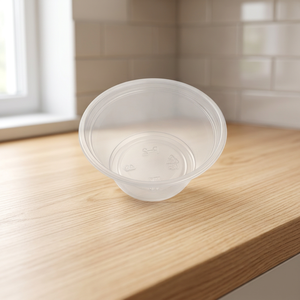 Kit di Bicchieri Monouso Rotondi in PP Trasparente da 4 oz, Moderni, a Parete Singola, Adatti per Microonde e Lavastoviglie, Impilabili, per Uso Domestico e Ristorante - Product Image 3