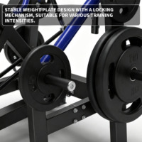 Machine de musculation et de bodybuilding à charge par disques pour usage commercial avec fonctions de sécurité
