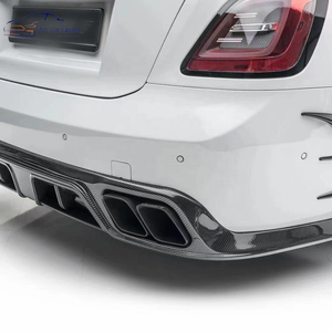 Per Rolls Royce fantasma aggiornato allo stile IV <span class=keywords><strong>M</strong></span> kit carrozzeria in fibra di carbonio a secco paraurti anteriore fari a LED tubo di scarico posteriore - Product Image 5