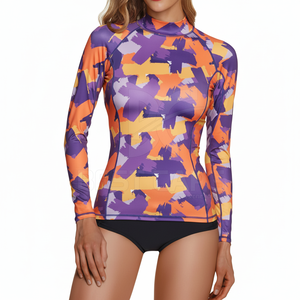 Meilleure qualité pour femmes à manches longues MMA Rash Guard respirant en gros élégant Rush Guard conception unie - Product Image 1