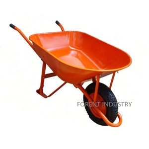 स्टील संभाल रबर पहिया उद्यान धातु प्लांटर्स WB7400 <span class=keywords><strong>wheelbarrow</strong></span> - Product Image 2