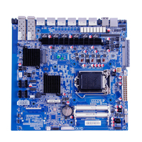 Placa base Industrial integrada Zeroone Intel 6 * Lan I3/I5/I7 procesador doble para equipo de escritorio para el hogar Servidor de firewall nuevo