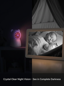 <span class=keywords><strong>Babyphone</strong></span> 2,4 GHz FHSS sans WiFi avec protection de la vie privée, détection des pleurs, audio bidirectionnel, écran 4,3 pouces, <span class=keywords><strong>portée</strong></span> 300 m - Product Image 3