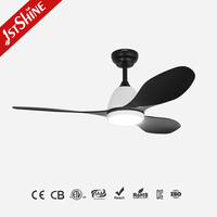 Ventilateur de plafond intelligent 1stshine 48 pouces avec pales en ABS, design moderne, éclairage intégré, idéal pour les plafonds hauts – Vendeur d'exception, directement de l'usine